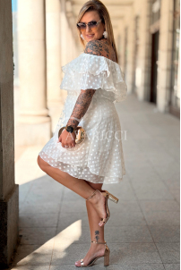 Kleid Carina – Romantisches Tüllkleid mit Polka Dots