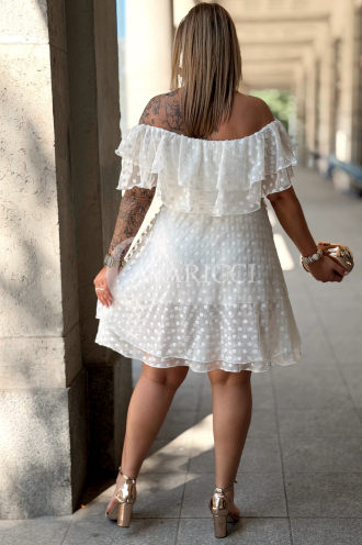 Kleid Carina – Romantisches Tüllkleid mit Polka Dots