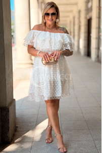 Kleid Carina – Romantisches Tüllkleid mit Polka Dots