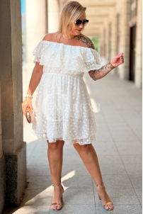 Kleid Carina – Romantisches Tüllkleid mit Polka Dots