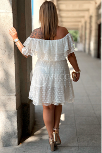 Kleid Carina – Romantisches Tüllkleid mit Polka Dots