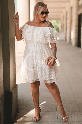 Kleid Carina – Romantisches Tüllkleid mit Polka Dots