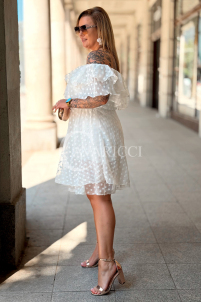 Kleid Carina – Romantisches Tüllkleid mit Polka Dots