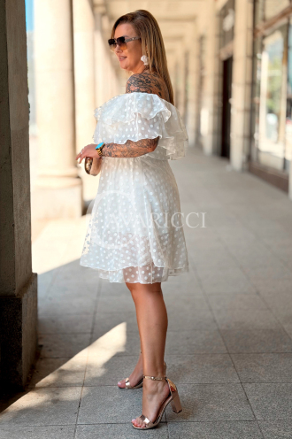 Kleid Carina – Romantisches Tüllkleid mit Polka Dots