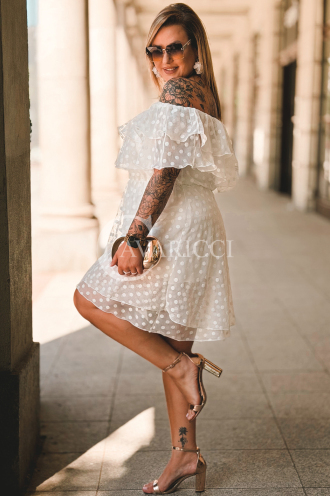 Kleid Carina – Romantisches Tüllkleid mit Polka Dots