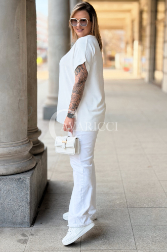 VANELLA Bluse in Weiß – Große Größen | Cavaricci.de