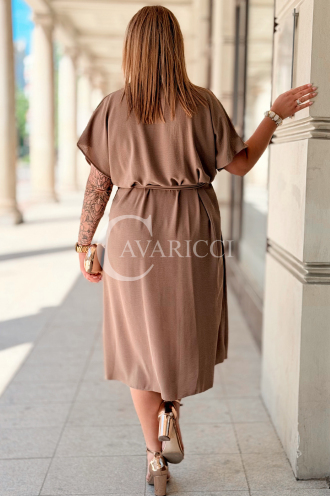 Hadriana Hemdblusenkleid mit Gürtel – Eleganz & Stil