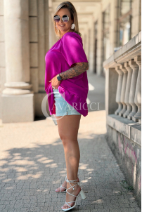 Bluse Anita Purpur – Leicht & Feminin für den Sommer