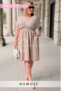 ISANA Kleid mit Schnürung & elastischem Bund | Fango