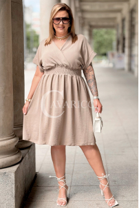 ISANA Kleid mit Schnürung & elastischem Bund | Fango