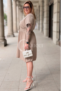 ISANA Kleid mit Schnürung & elastischem Bund | Fango
