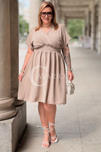 ISANA Kleid mit Schnürung & elastischem Bund | Fango