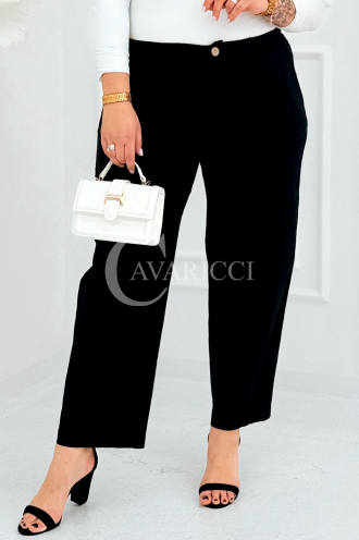 ZARA Elegante Hose Weites Bein Schwarz | 128 PLN