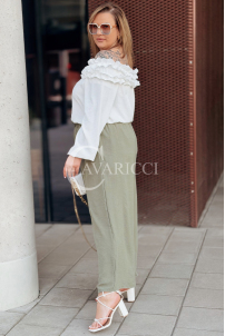 ZACCARIA Weite Damenhose Plus Size in Khaki | Komfort