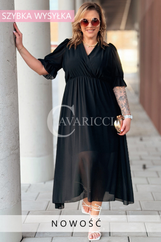 NOTTE Kleid in Schwarz – Große Größen | Cavaricci.de