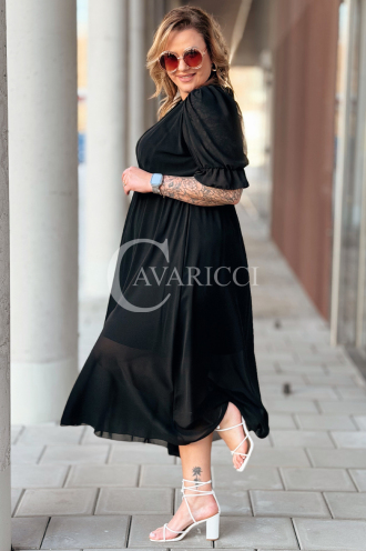 NOTTE Kleid in Schwarz – Große Größen | Cavaricci.de