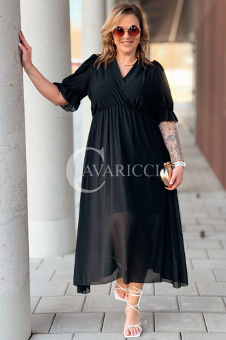 NOTTE Kleid in Schwarz – Große Größen | Cavaricci.de