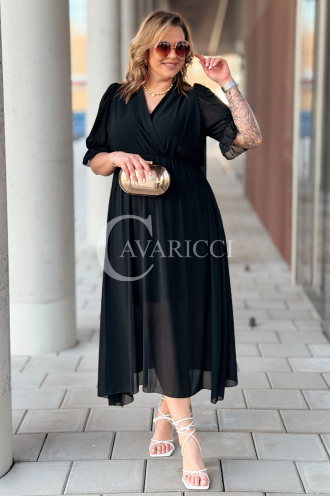 NOTTE Kleid in Schwarz – Große Größen | Cavaricci.de