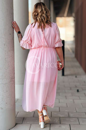 NOTTE Kleid in Puderrosa – Große Größen | Cavaricci.de