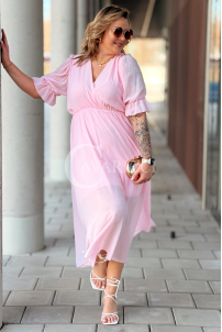 NOTTE Kleid in Puderrosa – Große Größen | Cavaricci.de