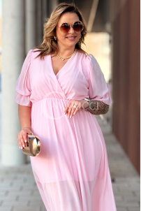 NOTTE Kleid in Puderrosa – Große Größen | Cavaricci.de