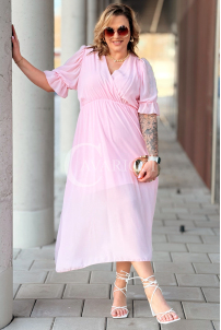 NOTTE Kleid in Puderrosa – Große Größen | Cavaricci.de