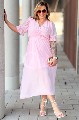 NOTTE Kleid in Puderrosa – Große Größen | Cavaricci.de