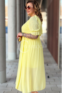 NOTTE Kleid in Gelb – Große Größen | Cavaricci.de