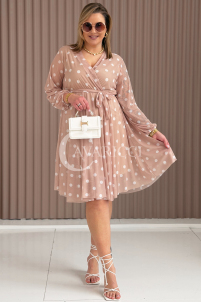 GAIA Kleid in Kaffeebraun – Große Größen | Cavaricci.de