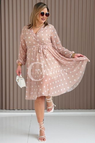 GAIA Kleid in Kaffeebraun – Große Größen | Cavaricci.de