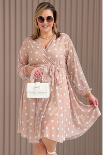 GAIA Kleid in Kaffeebraun – Große Größen | Cavaricci.de