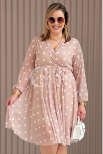 GAIA Kleid in Kaffeebraun – Große Größen | Cavaricci.de