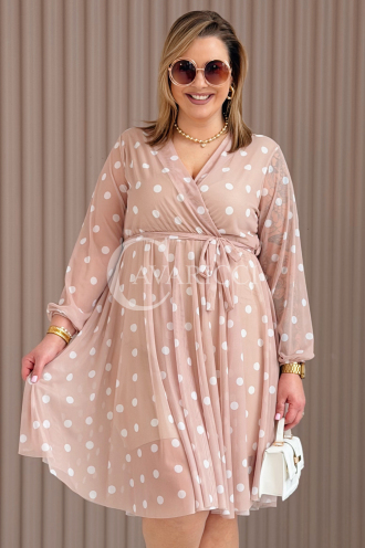 GAIA Kleid in Kaffeebraun – Große Größen | Cavaricci.de