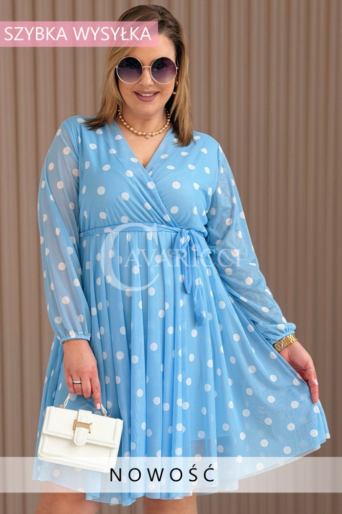 GAIA Kleid in Hellblau – Große Größen | Cavaricci.de