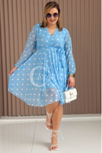 GAIA Kleid in Hellblau – Große Größen | Cavaricci.de