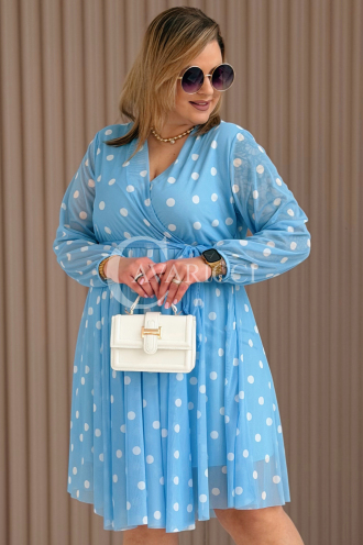 GAIA Kleid in Hellblau – Große Größen | Cavaricci.de