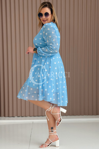 GAIA Kleid in Hellblau – Große Größen | Cavaricci.de