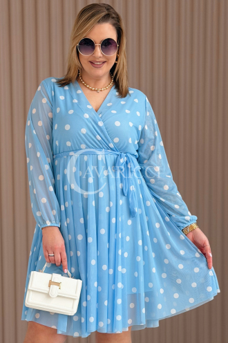 GAIA Kleid in Hellblau – Große Größen | Cavaricci.de