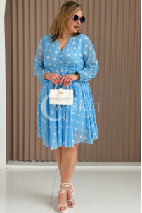 GAIA Kleid in Hellblau – Große Größen | Cavaricci.de