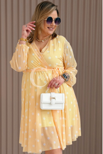 GAIA Kleid in Gelb – Große Größen | Cavaricci.de