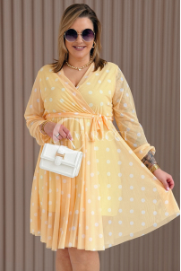 GAIA Kleid in Gelb – Große Größen | Cavaricci.de