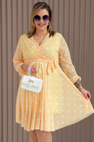 GAIA Kleid in Gelb – Große Größen | Cavaricci.de