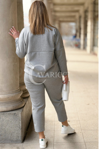 ROSALIA Sweatshirt in Grau – Große Größen | Cavaricci.de