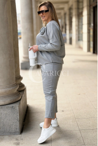 ROSALIA Sweatshirt in Grau – Große Größen | Cavaricci.de