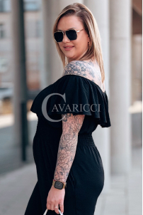 CALIENTE Kleid in Schwarz – Große Größen | Cavaricci.de