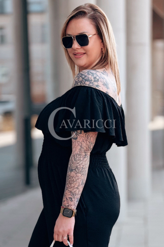 CALIENTE Kleid in Schwarz – Große Größen | Cavaricci.de