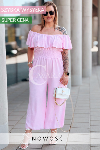 CALIENTE Kleid in Puderrosa – Große Größen | Cavaricci.de