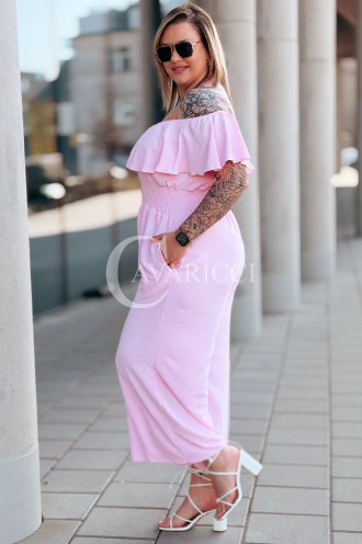 CALIENTE Kleid in Puderrosa – Große Größen | Cavaricci.de