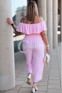 CALIENTE Kleid in Puderrosa – Große Größen | Cavaricci.de