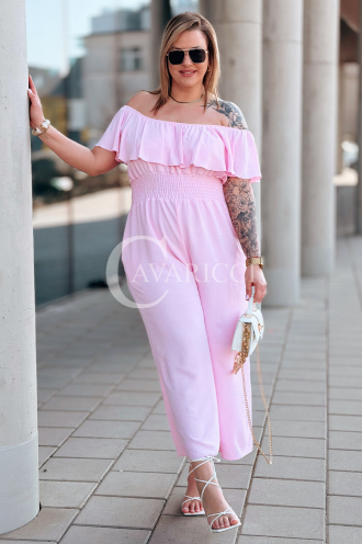 CALIENTE Kleid in Puderrosa – Große Größen | Cavaricci.de